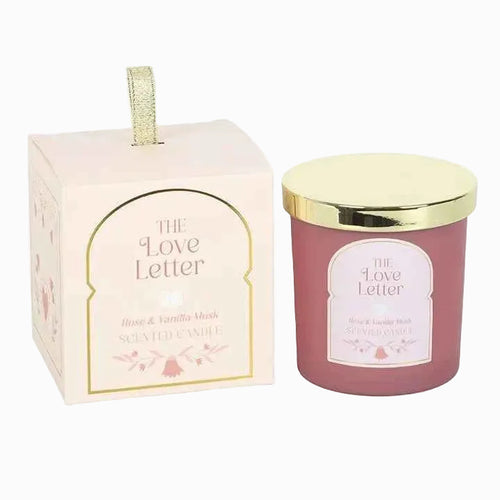 The Love Letter Rose & Vanilla Musk Candle
