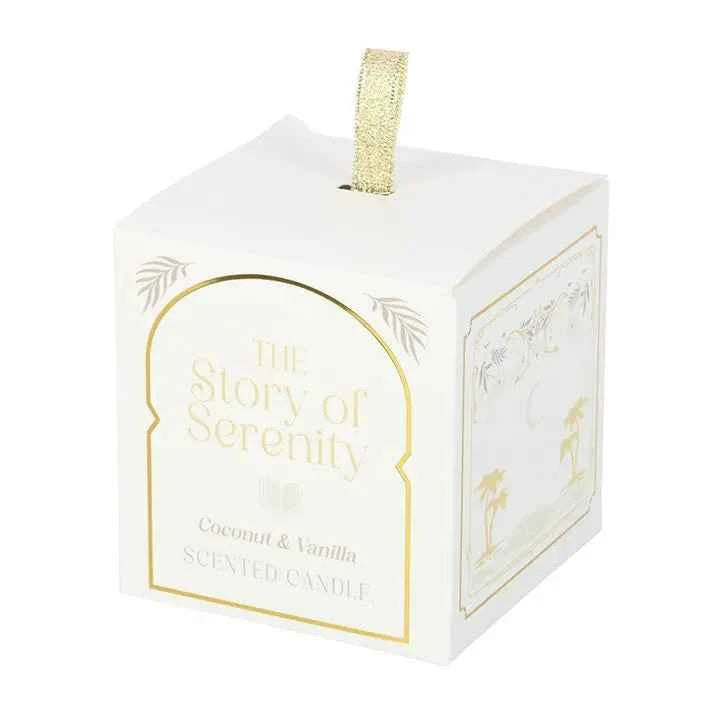 The Story of Serenity Coconut & Vanilla Candle