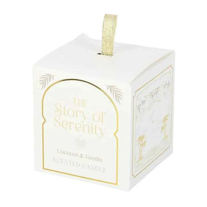 The Story of Serenity Coconut & Vanilla Candle