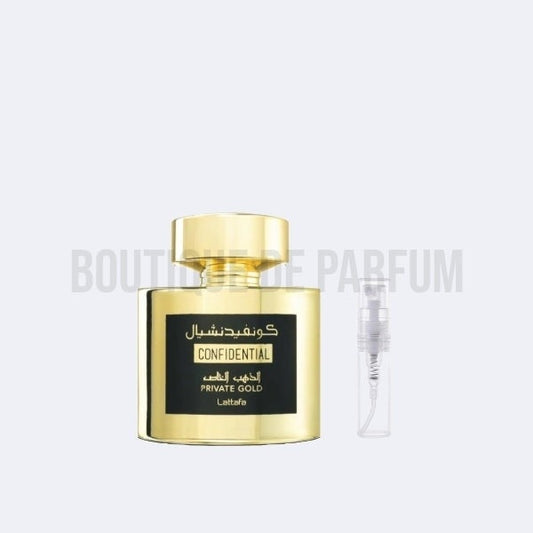 Confidential Private Gold 3ml sample