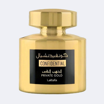 Confidential Private Gold Eau De Parfum 100ml Lattafa lattafa