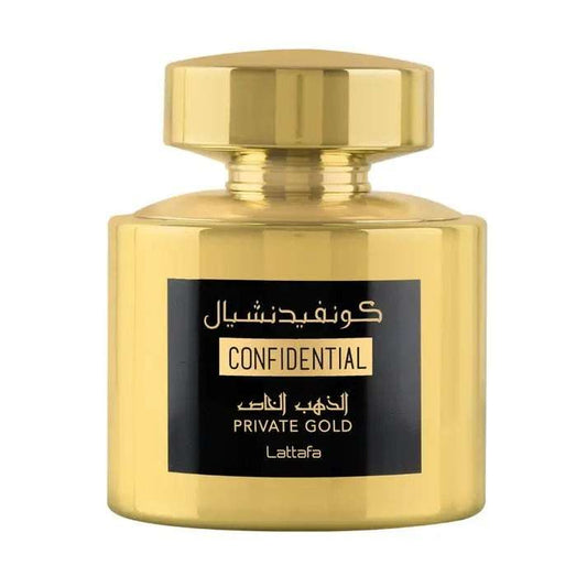 Confidential Private Gold Eau De Parfum 100ml Lattafa lattafa