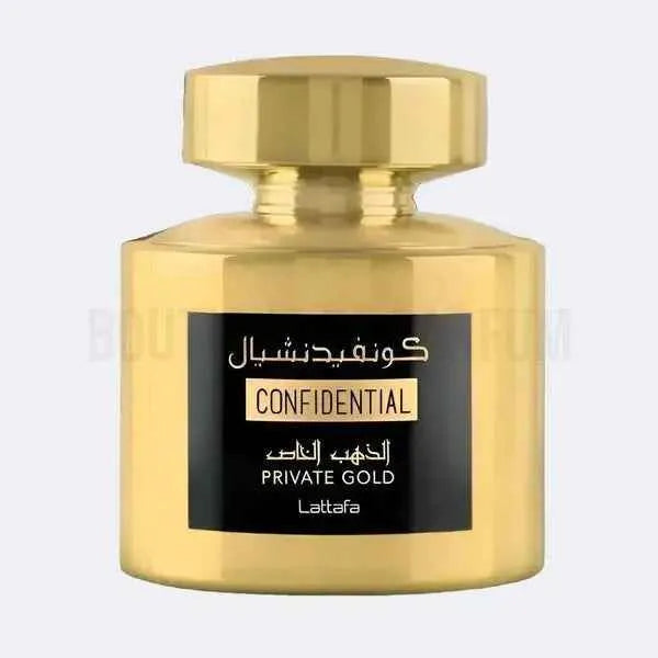 Confidential Private Gold Eau De Parfum 100ml Lattafa