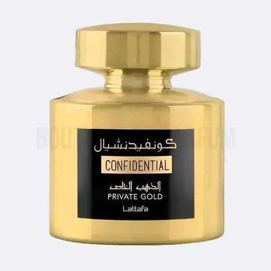Confidential Private Gold Eau De Parfum 100ml Lattafa